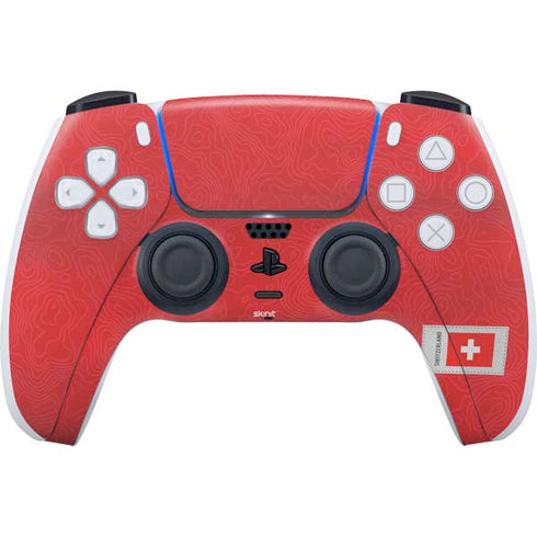 Switzerland Soccer Flag PS5 Controller Skin